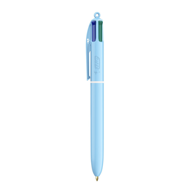 Stylo bille 4 couleurs publicitaire BIC® - 4 Couleurs Pastel | pandacolach