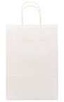 Sac papier blanc personnalisé 22x31x10 cm 90 gr/m²- Curico | pandacolach - thumb