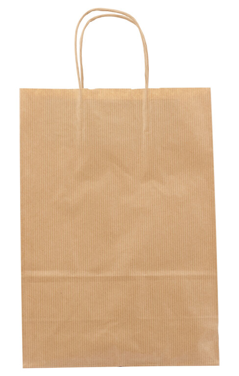 Sac papier kraft personnalisé 22x31x10 cm 90 gr/m² - Colina | pandacola