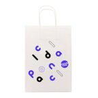 Sac papier kraft personnalisé 22x31x10 cm 90 gr/m² - Colina | pandacolach - thumb - 1