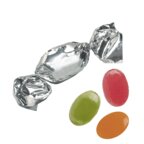Bonbons publicitaire en papillote argentée 5g - Vendus au kilo | pandacola - thumb