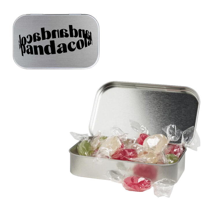 Mini boîte personnalisable de papillote à charnière 25g | pandacolach