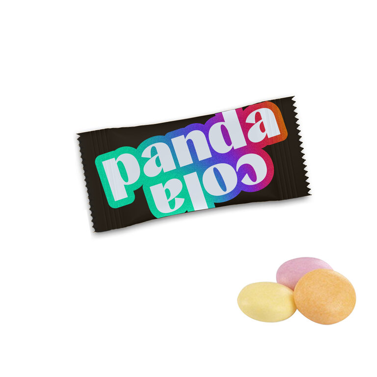 Mini sachet de Mentos individuel personnalisé 2,7g | pandacola