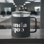 Mug isotherme personnalisable en acier recyclé avec couvercle 300 ml - Klouk | pandacolach - thumb - 4