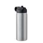 Bouteille isotherme personnalisée en acier recyclé avec paille 500 ml - Siou | pandacolach - thumb