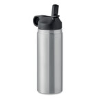 Bouteille isotherme personnalisée en acier recyclé avec paille 500 ml - Siou | pandacolach - thumb - 1