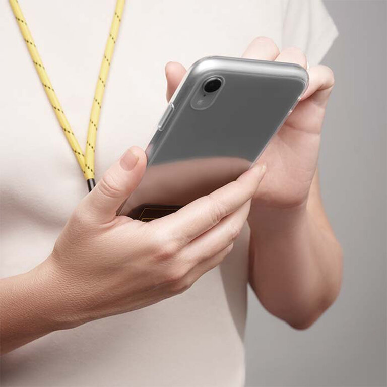 Tour de cou cordon personnalisé cordon MIX & MATCH avec porte-téléphone - Houla RPET | pandacolach - 2