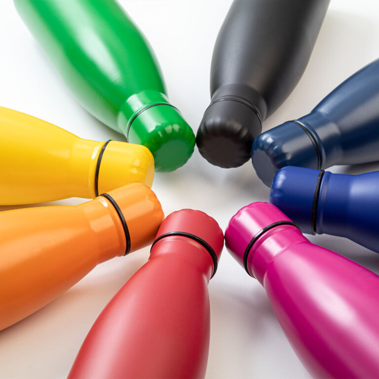 Bouteille publicitaire en acier recyclé 790 ml - Rextan Recyclé | pandacola - 3
