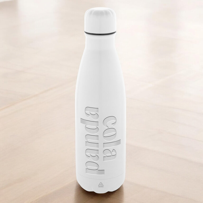 Bouteille publicitaire en acier recyclé 790 ml - Rextan Recyclé | pandacolach