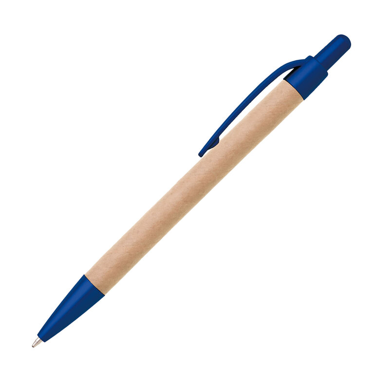 Stylo à bille en papier recyclé à personnaliser metalic - Viron metalic | pandacola - 1