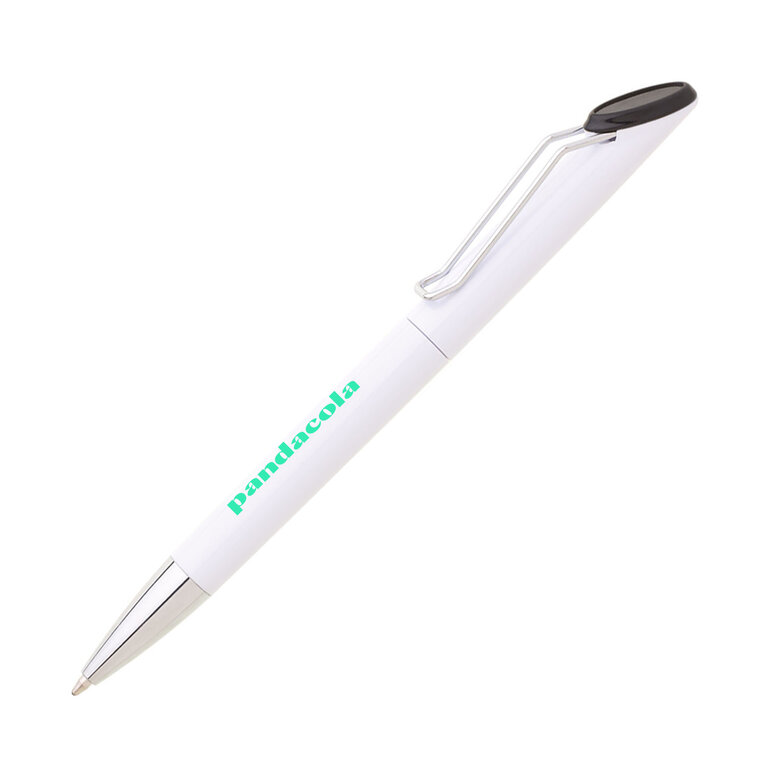 Stylo à bille promotionnel avec haut du clip de couleur - Verena | pandacolach