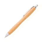 Stylo à bille personnalisable en bambou - Lesna | pandacolach - thumb - 1