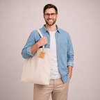 Tote bag personnalisable coton bio 140 gr/m² - Marieti Bio | pandacola - thumb - 1