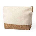 Trousse de toilette personnalisée coton et liège - Linu | pandacolach - thumb - 1