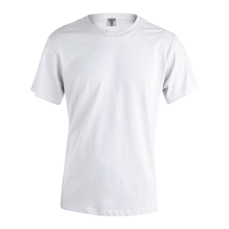 Tee-shirt blanc personnalisable mixte en coton - Nayi 130G | pandacolach