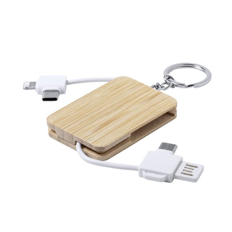 Porte-clés câble de charge personnalisable - Mediala | pandacolach