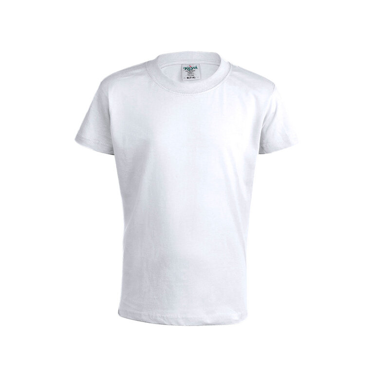 Tee-shirt personnalisable blanc enfant en coton - Nayi 150G | pandacolach