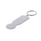 Porte-clés publicitaire en aluminium recyclé - Plake | pandacolach - thumb