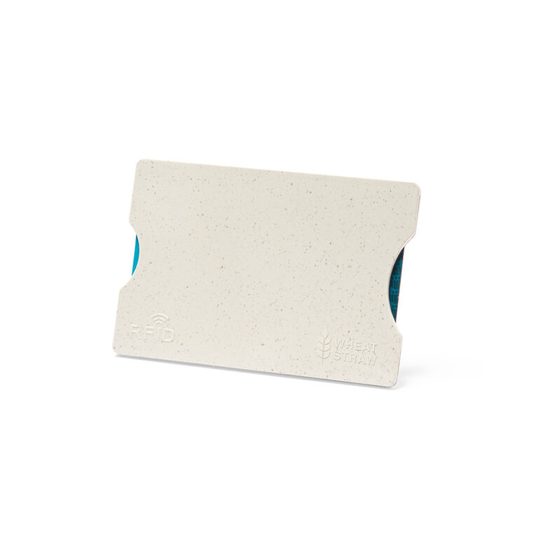 Étui pour carte personnalisé rigide anti-rfid - Doju Straw | pandacolach