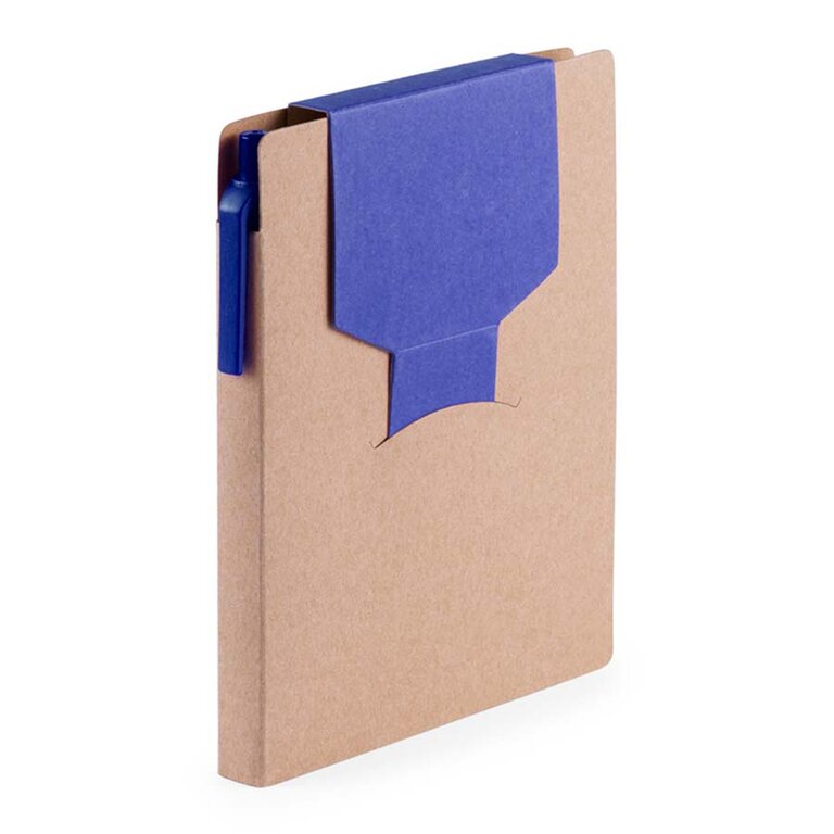 Bloc-notes publicitaire 140 pages vierges avec stylo et marque-pages - Natou | pandacolach