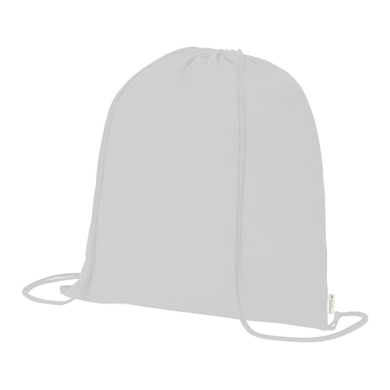 Sac à dos personnalisable cordelettes coton biologique 120 gr/m² - Rhido Bio | pandacolach
