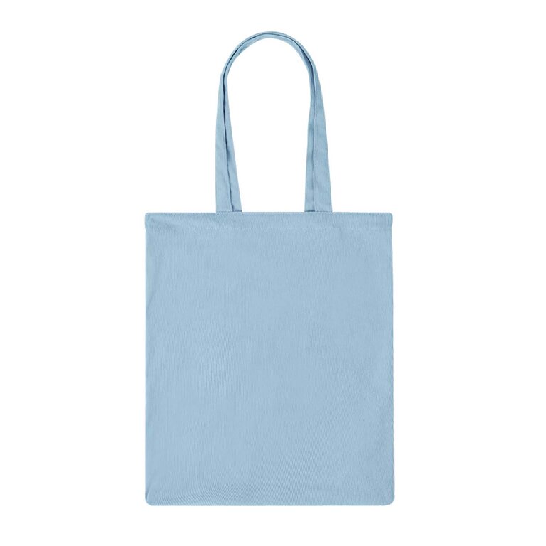 Sac shopping personnalisable effet velours côtelé 260 gr/m² - Zari | pandacola