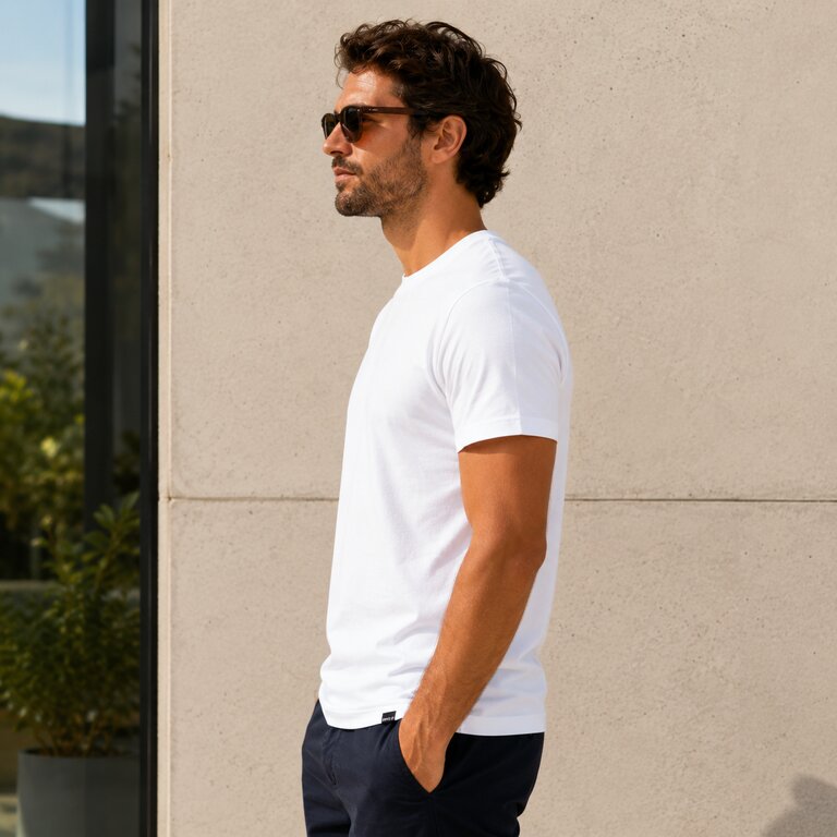 Tee-shirt sport personnalisable unisexe en polyester rPET 135 gr/m² - Halair rPET | pandacola - 2