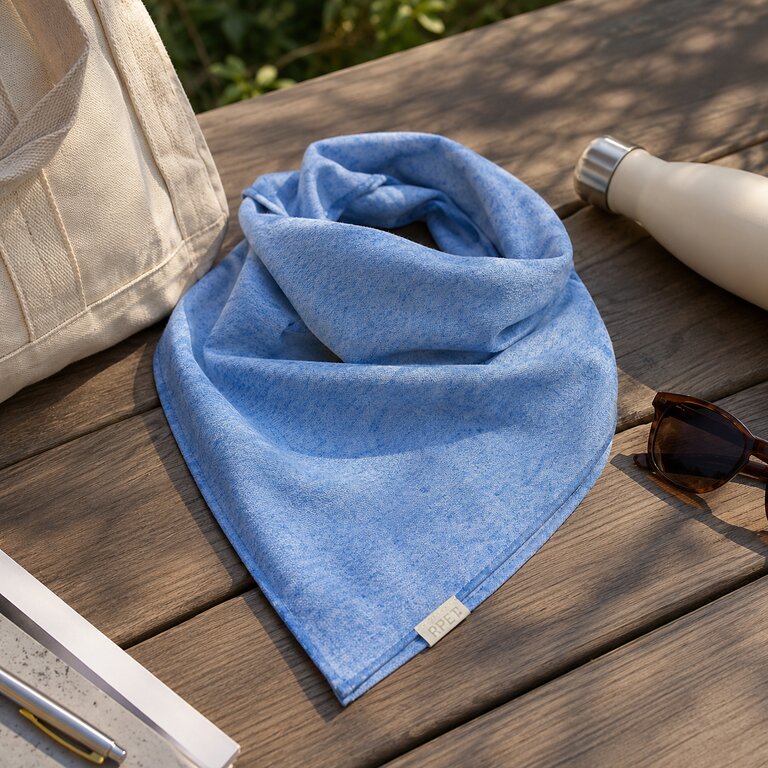 Bandana personnalisable en coton recyclé 120 gr/m² - Bandi Recyclé | pandacola - 1