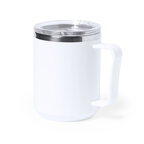 Mug personnalisable en acier double paroi avec couvercle 350 ml - Toodi Poignee | pandacolach - thumb - 1