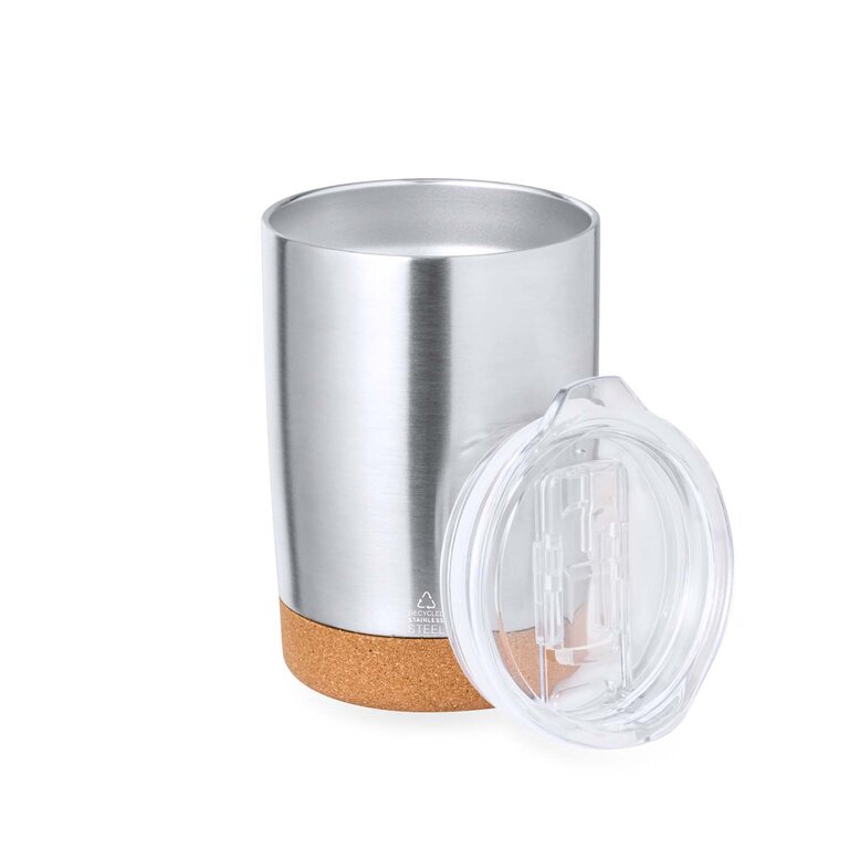 Verre isotherme personnalisable en acier inoxydable recyclé 350 ml - Maflaw | pandacolach