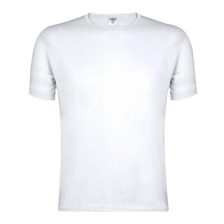 Tee-shirt personnalisable mixte blanc en coton - Nayi 180G | pandacolach