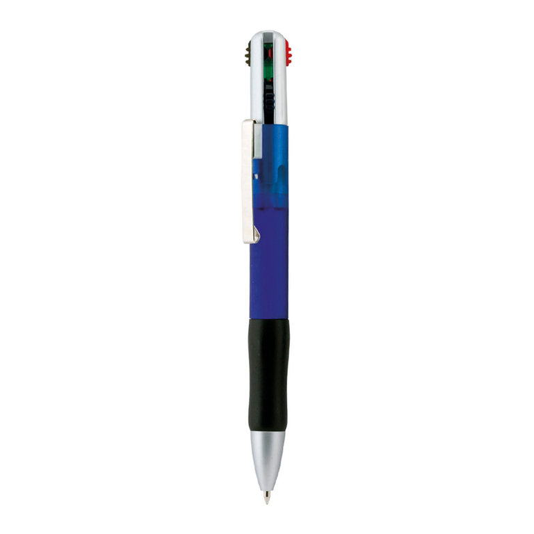 Stylo 4 couleurs personnalisable - Bravi Clear | pandacolach