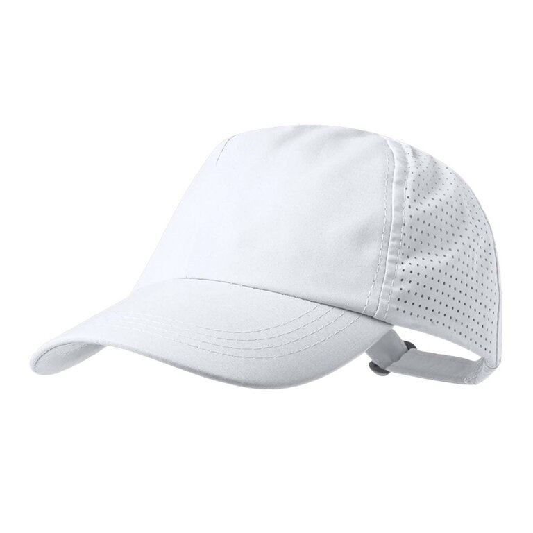 Casquette sport personnalisable en microfibre 5 panneaux - Caron | pandacolach