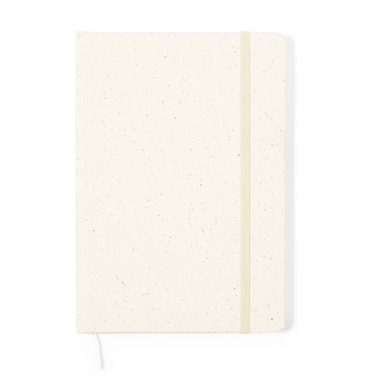 Carnet A5 rigide personnalisable en carton recyclé 200 pages lignées - Laurent | pandacolach