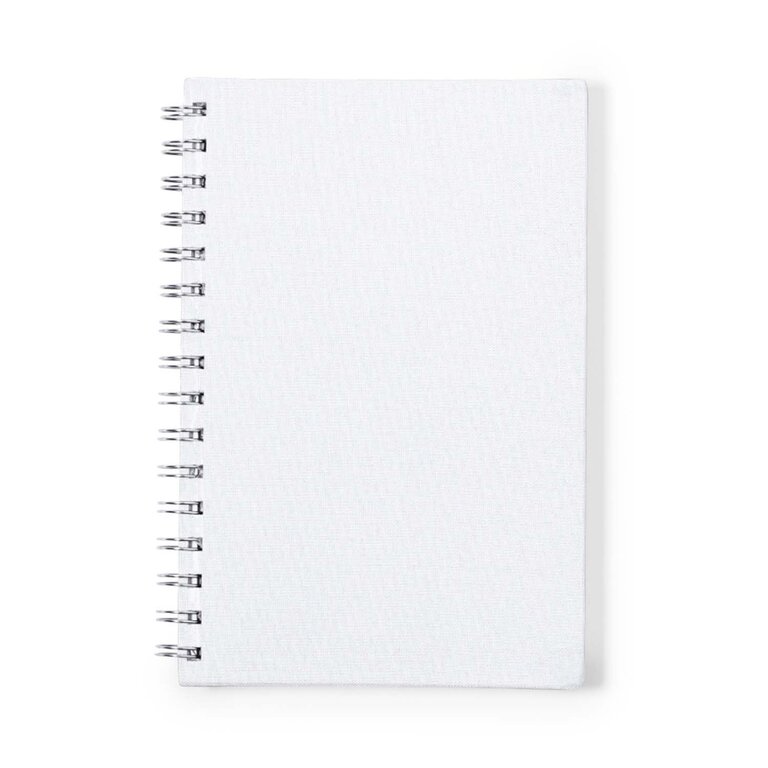 Carnet A5 personnalisable à spirales en rPET 200 pages lignées - Jamsi | pandacolach