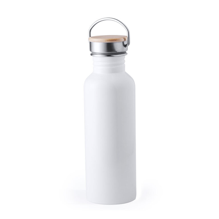 Bouteille personnalisée en aluminium et bambou 800 ml - Chardi | pandacolach