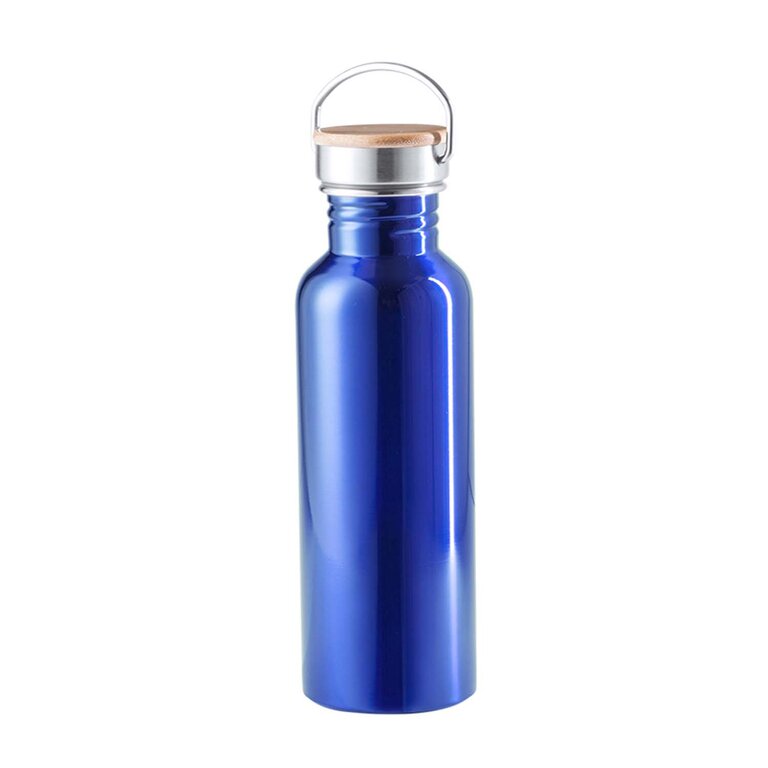 Bouteille personnalisée en aluminium et bambou 800 ml - Chardi | pandacolach