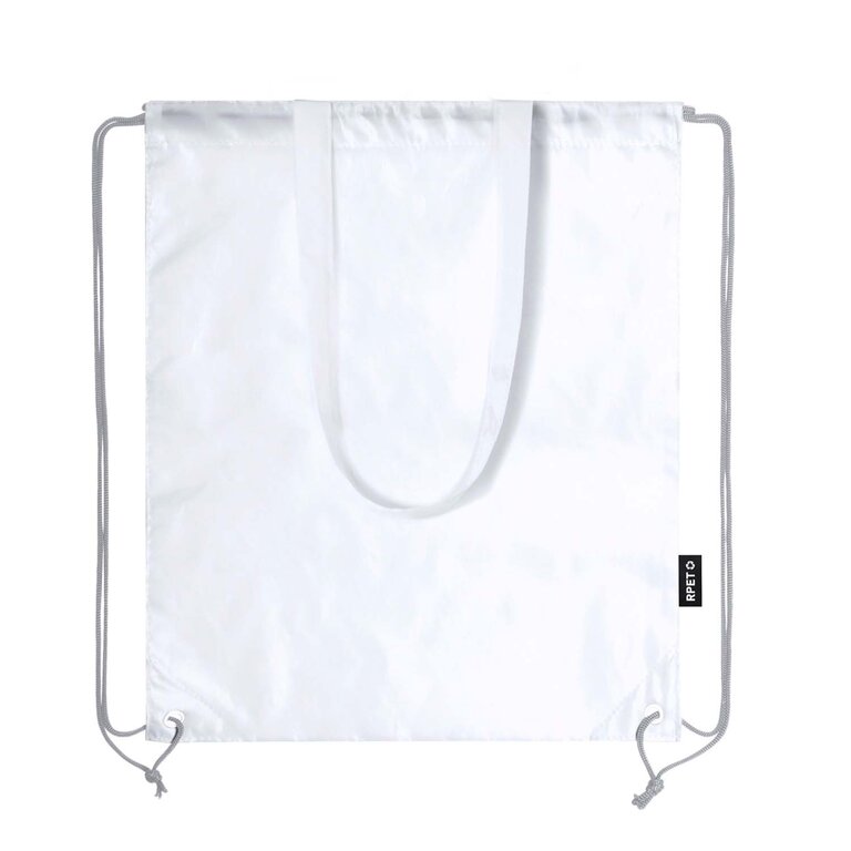 Sac à dos publicitaire cordelettes en plastique recyclé - Olympus Rpet | pandacolach
