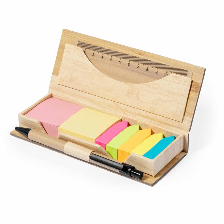 Set de bureau personnalisable en bambou - Morgen | pandacolach