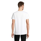 T-shirt personnalisable blanc col rond en coton recyclé 150 gr/m² - Re Crusader | pandacola - thumb - 4