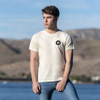 T-shirt personnalisable naturel mixte col rond en coton bio 150 gr/m² - Nayi Bio | pandacolach - thumb - 3
