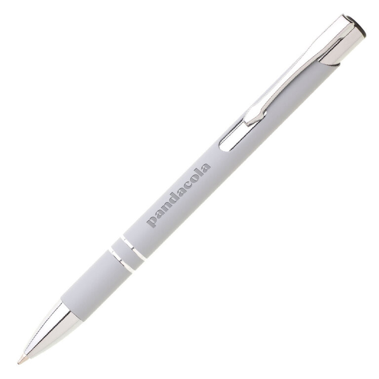 Stylo promotionnel deux stries en caoutchouc  - Siona | pandacolach