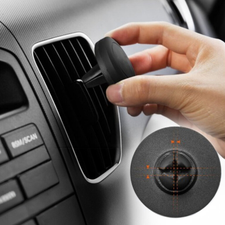 Support voiture personnalisé aimanté pour smartphone en plastique recyclé | pandacolach - 2