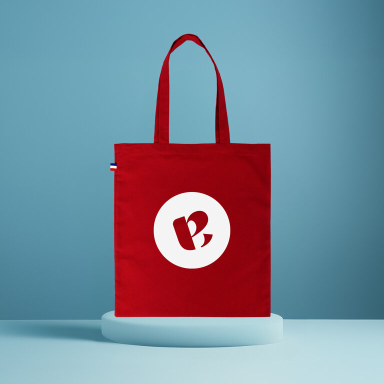 Tote bag publicitaire en coton épais 240 gr/m² made in France - Cécile | pandacolach