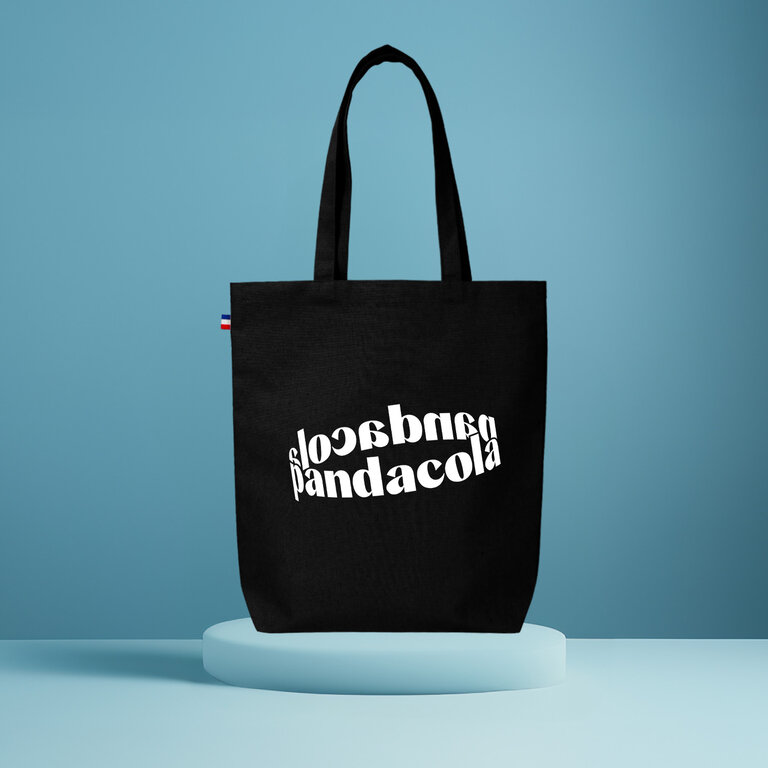 Sac cabas personnalisable avec soufflet de fond en coton made in France - Jacques | pandacolach