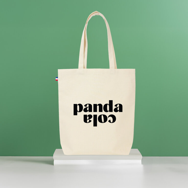Sac cabas publicitaire avec soufflet de fond certifié GOTS made in France - Jacques GOTS | pandacolach
