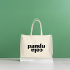 Sac cabas personnalisable avec soufflet total certifié GOTS made in France - Pierre GOTS | pandacolach - thumb - 1