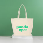 Sac de plage publicitaire avec soufflet de fond certifié GOTS made in France - Céline GOTS | pandacolach - thumb - 1