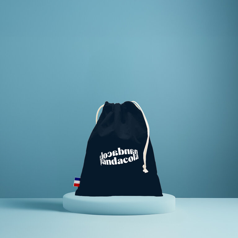 Pochon personnalisable en coton tissé made in France - Valentin | pandacolach