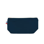 Trousse personnalisable avec soufflet de fond en coton tissé made in France - Elise | pandacolach - thumb